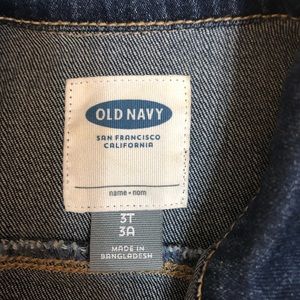 Old navy toddler jean jacket